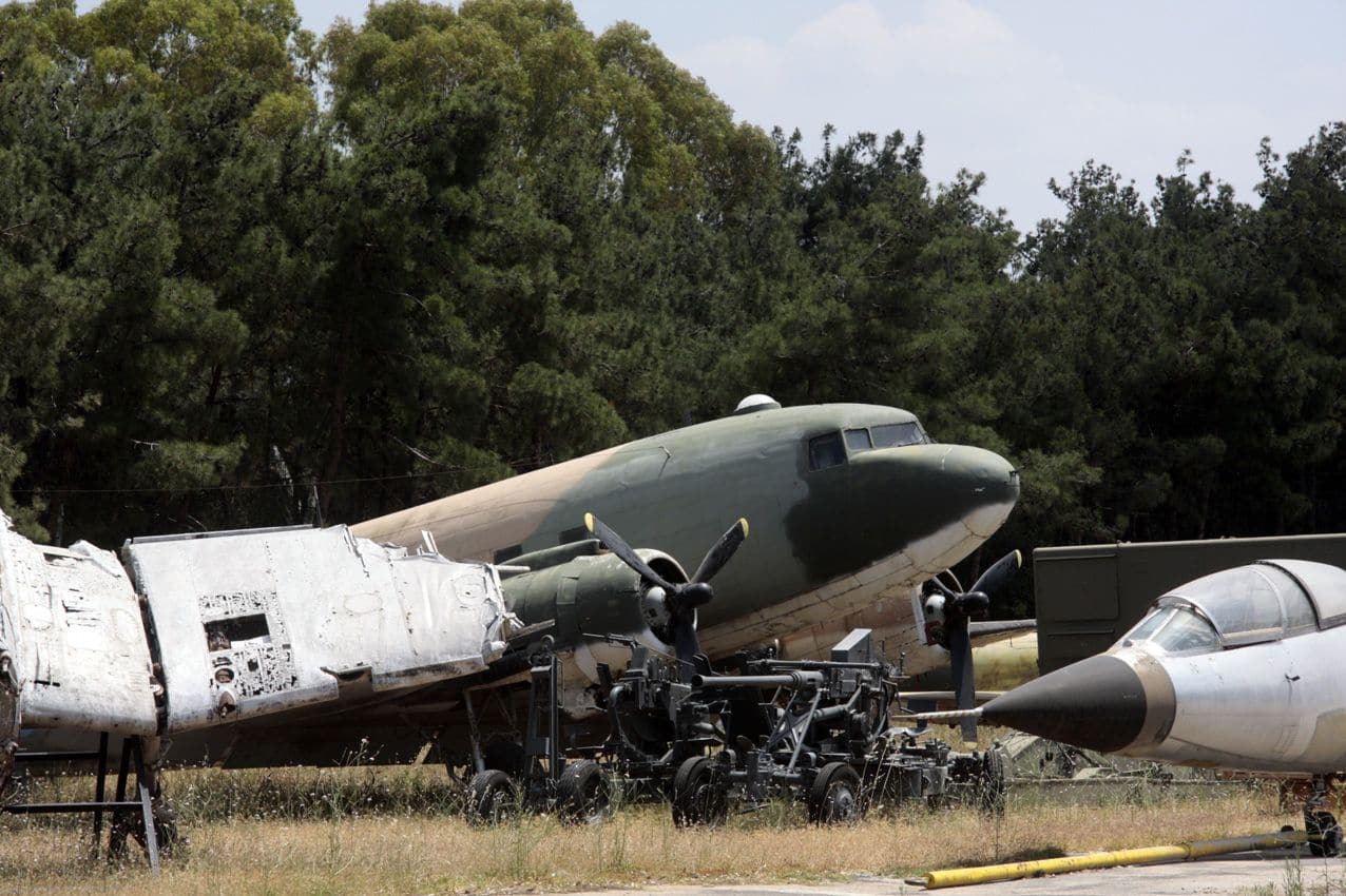 Hidden Boneyard in Greece with German Ju-52, Stuka, C-47 and Lockheed F-104 Starfighter.